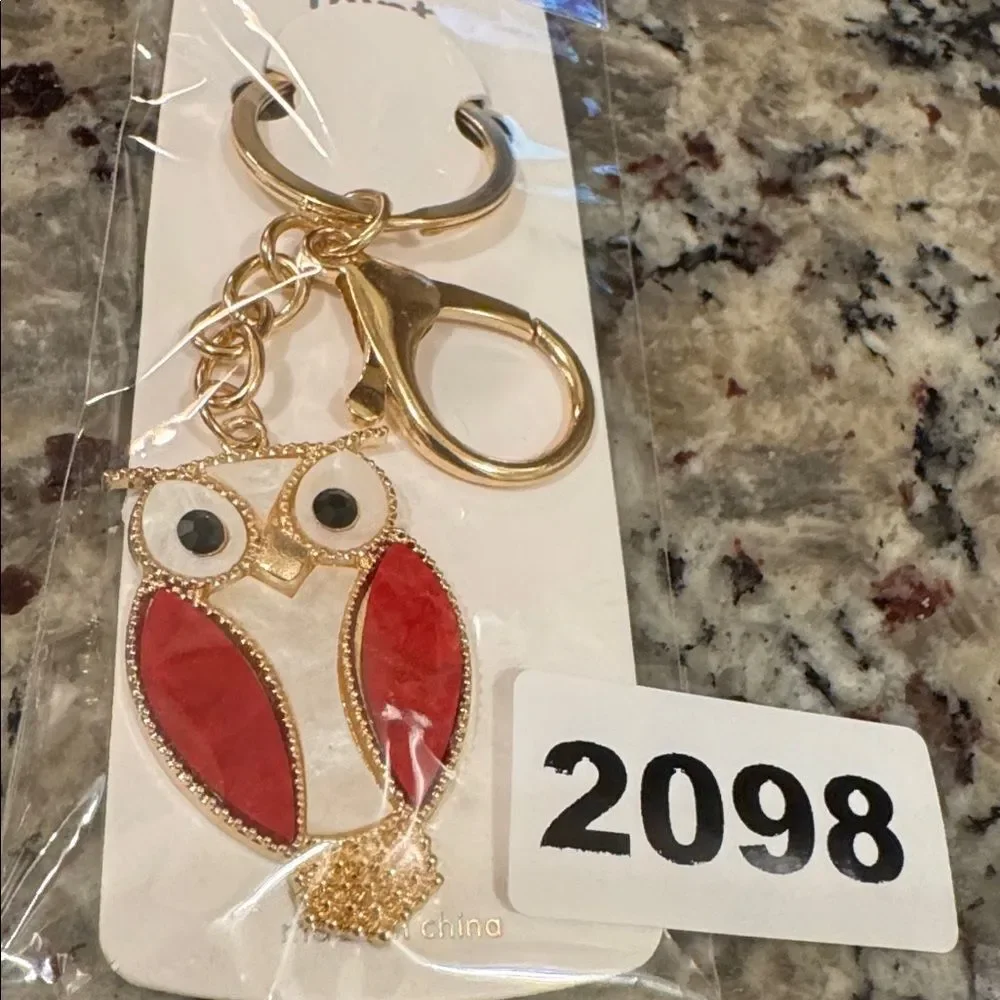 2098 Owl Key Ring & Bag Charm